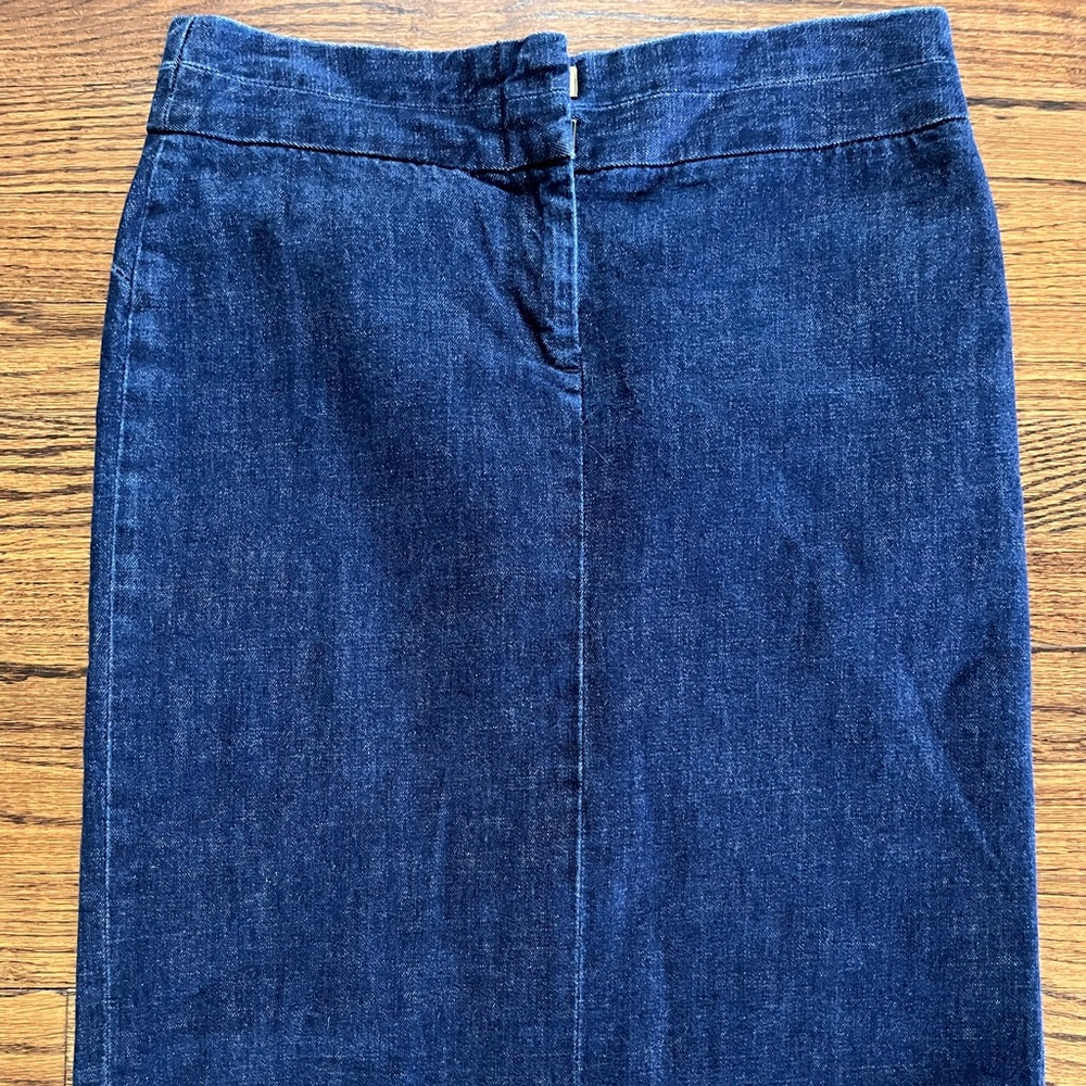 J. Crew denim pencil skirt size 6
